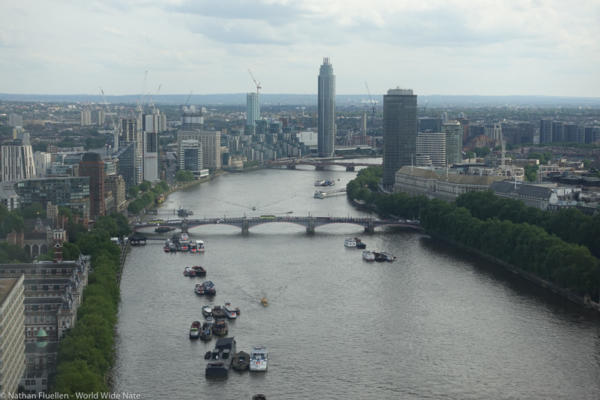 View from London Eye 