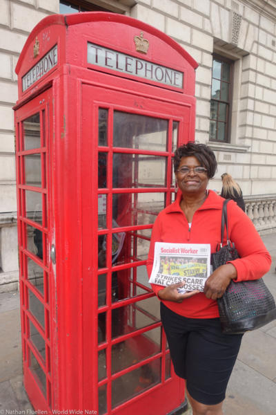 London phone booth 